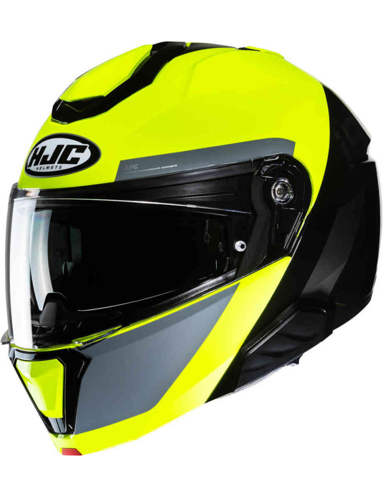Casque HJC I 91 Bina MC3H gris jaune