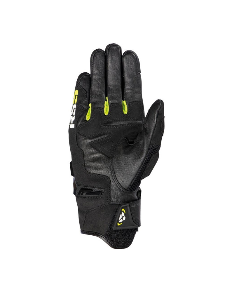 GUANTES IXON RS5 AIR NEGRO FLUO AMARILLO