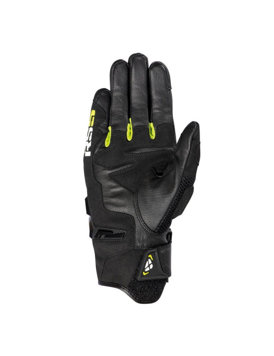 GUANTES IXON RS5 AIR NEGRO FLUO AMARILLO