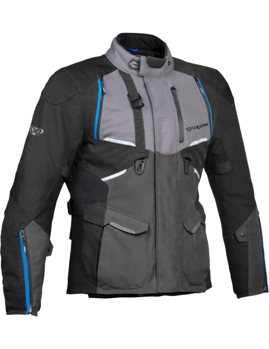 Ixon Eddas Jacke grau schwarz blau