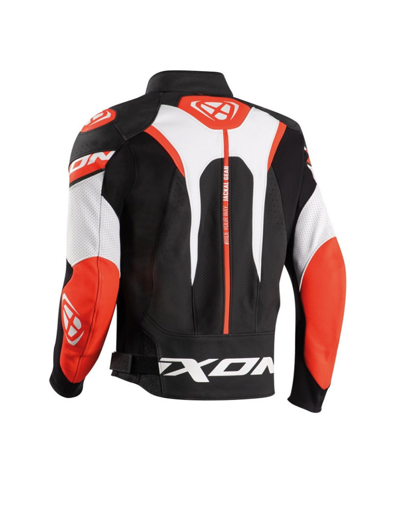 Ixon Chaqueta Jackal blanco negro rojo