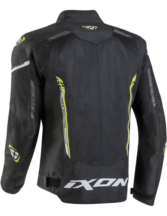 Ixon Striker Air WP jacket black yellow white