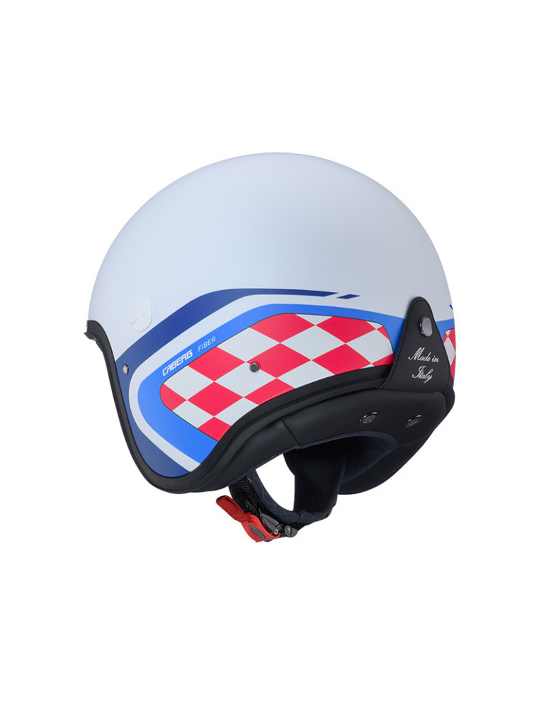 Caberg Freeride X Daytona helmet white blue red