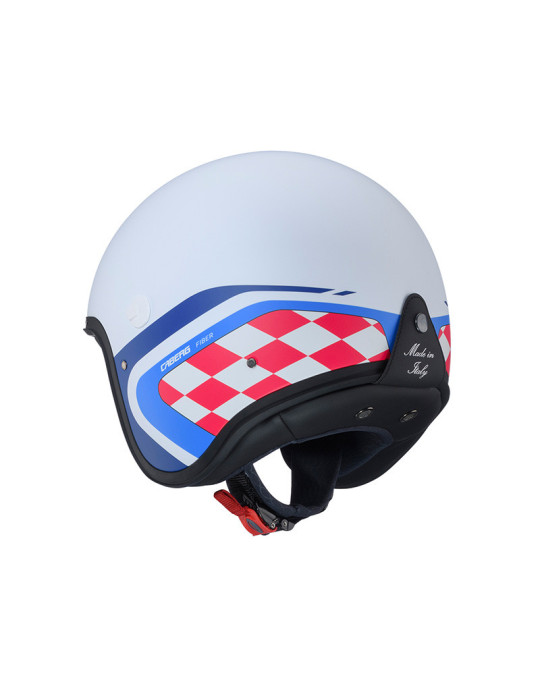 Caberg Freeride X Daytona casque blanc bleu rouge