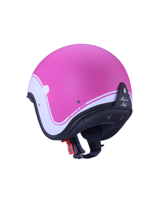 Casco Caberg Freeride X Imola blanco fucsia