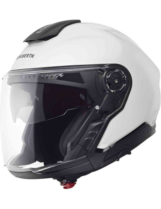 Schuberth J2 gloss white helmet