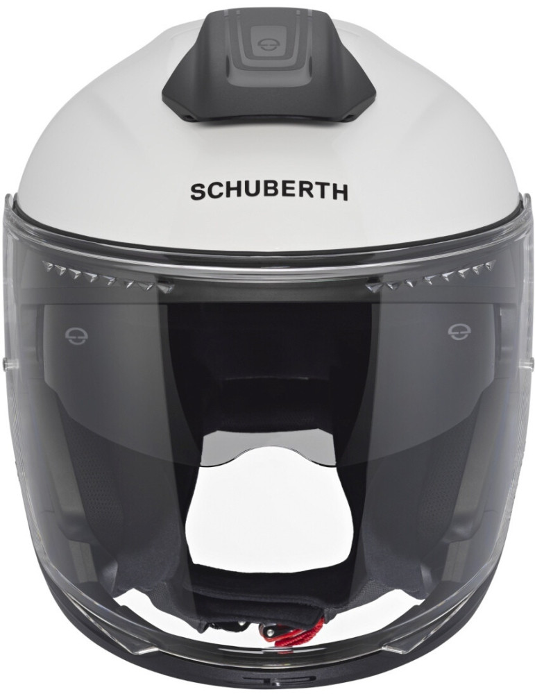 Schuberth J2 gloss white helmet