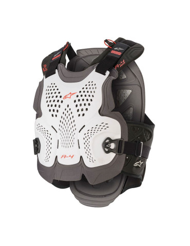 Peto Alpinestars A-4 Max Blanco Antracita Rojo