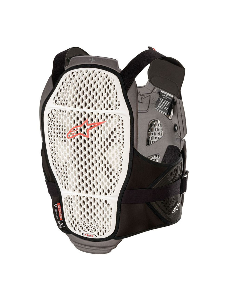 Pettorina Alpinestars A-4 Max White Antracite Red