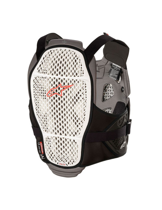 Pettorina Alpinestars A-4 Max White Antracite Red