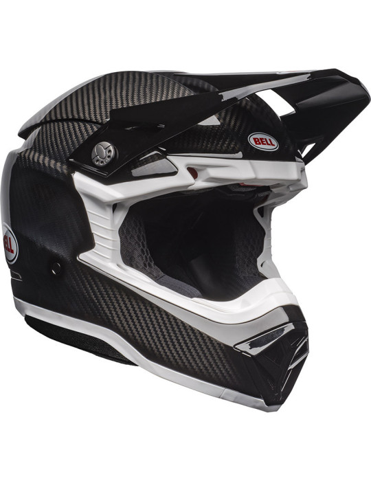Bell Moto-10 Spherical ECE6 Helmet Black White