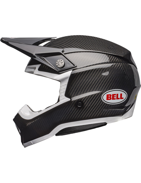 Bell Moto-10 Spherical ECE6 Helmet Black White