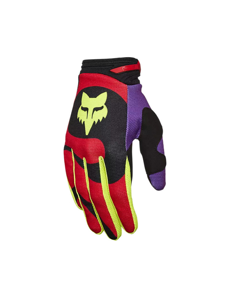 Guantes Fox 180 Emotion Rojo fluorescente