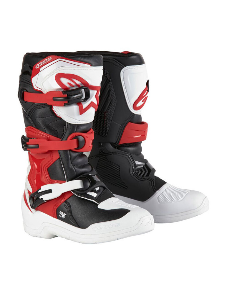 Alpinestars Tech 3S Baby Boots White Black Red