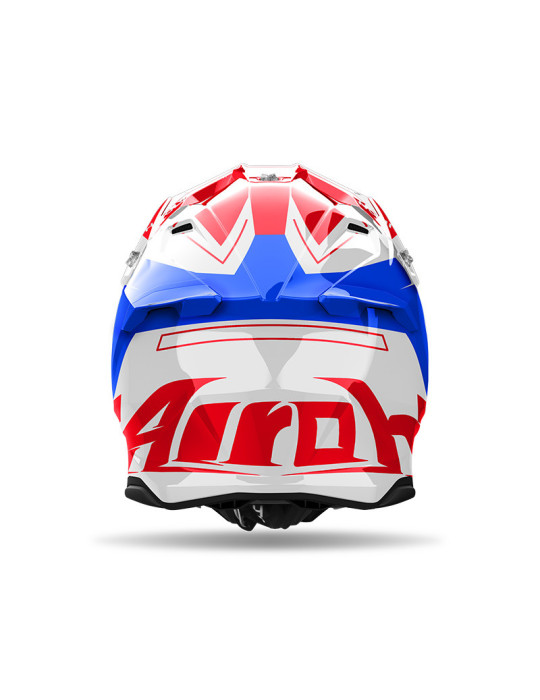 Casco Airoh Twist 3 Dizzy Azul Rojo Brillo