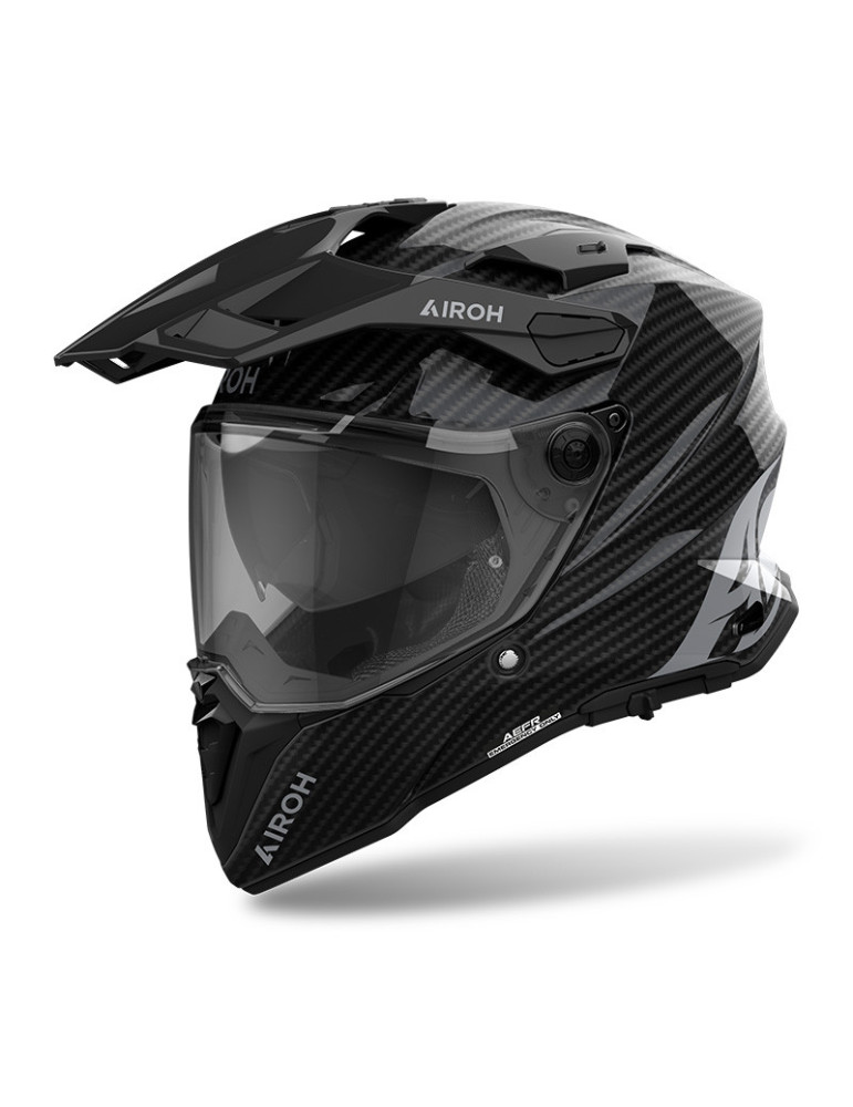 Airoh Commander 2 Carbon Gloss Helmet | Lightweight Adventure & Dual Sport