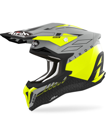 Casco Airoh Strycker Skin Yellow Matt