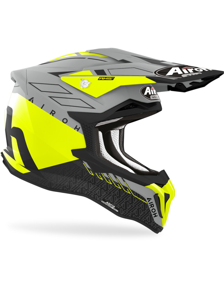 Casco Airoh Strycker Skin Yellow Matt