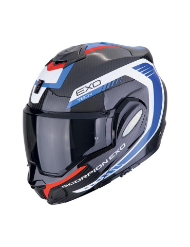 Helm Skorpion Exo Tech Evo Carbon Cosy Schwarz Blau Rot