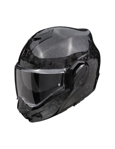 Casque Scorpion Exo Tech Evo Onyx Carbon Solid