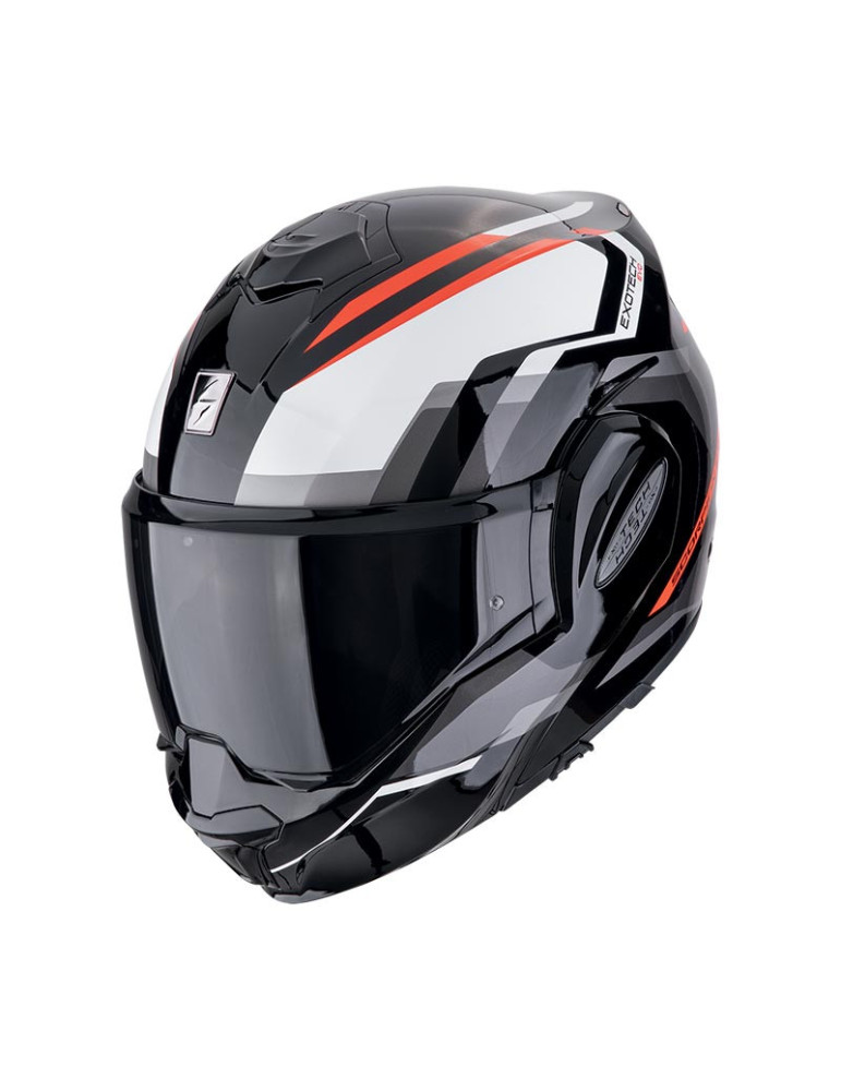 SCORPION EXO TECH EVO FURIO CASCO NEGRO ROJO