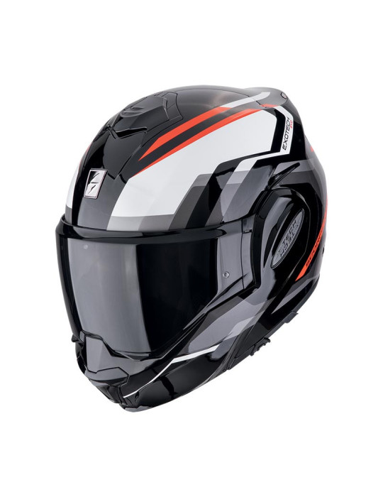 CASCO SCORPION EXO TECH EVO FURIO BLACK RED