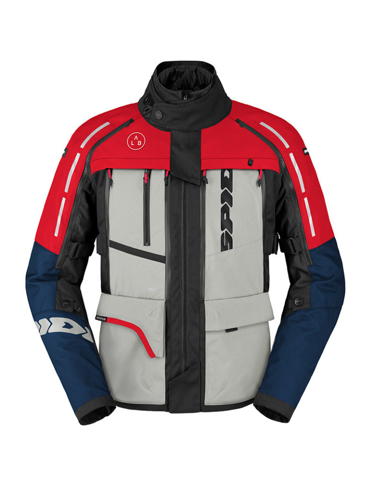 Giacca SPIDI 4Season V3 Blue ice Red