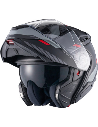 Casco NEXX X Lifetour Globe Black Red Matt