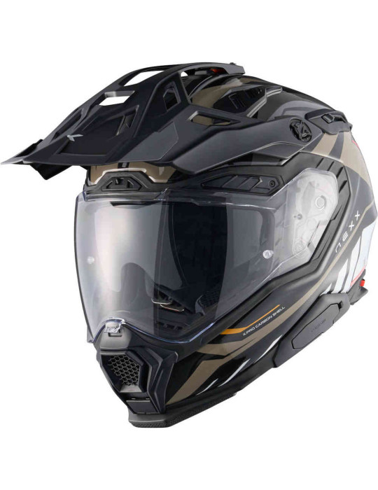 Casco NEXX X LIFETOUR Globe Negro Rojo Mate