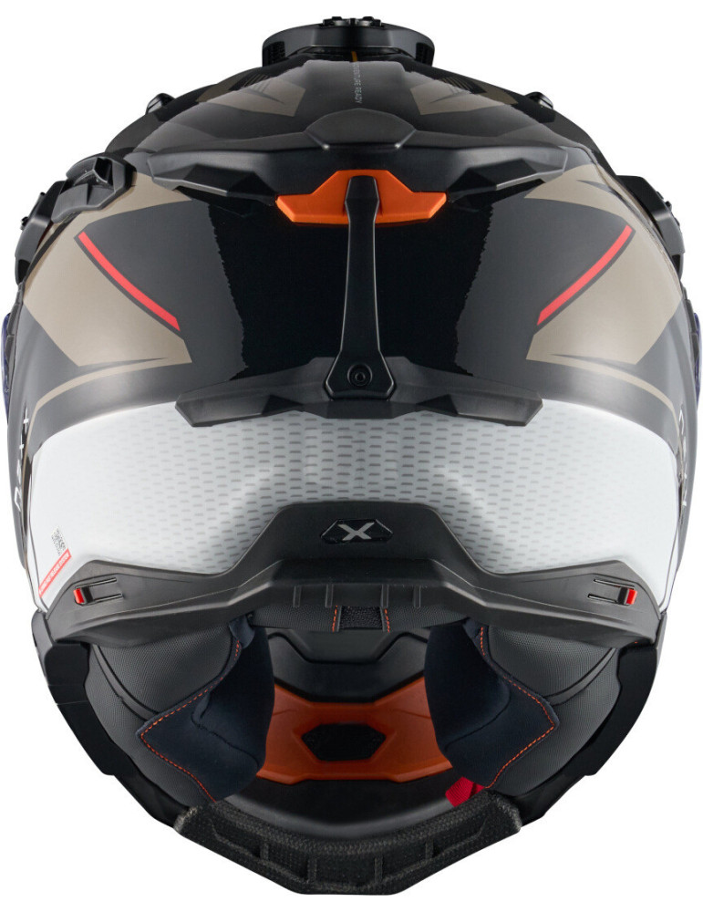 Helmet NEXX X LIFETOUR Globe Black Red Matt