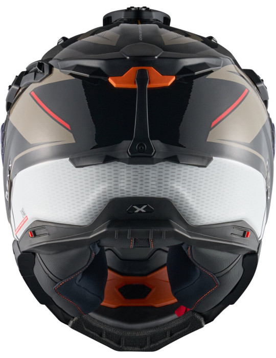 Helm NEXX X LIFETOUR Globe Schwarz Rot Matt