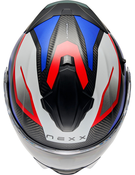 Casque NEXX X LIFETOUR PRO MILE Bleu Rouge