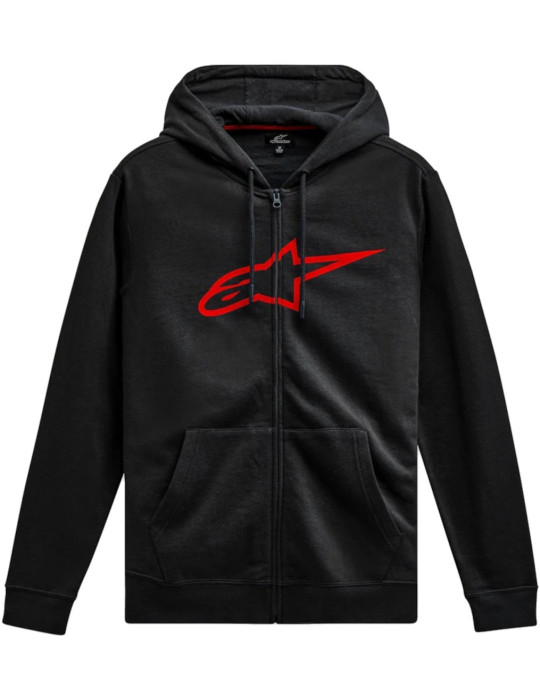 Felpa Alpinestars Ageless Zip V3 Black Red