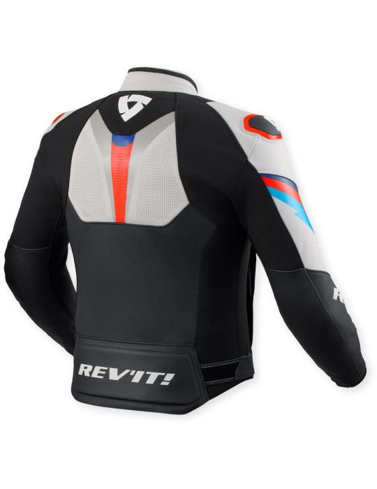 Jacke REV'IT! Quantum 3 Schwarz Hellgrau
