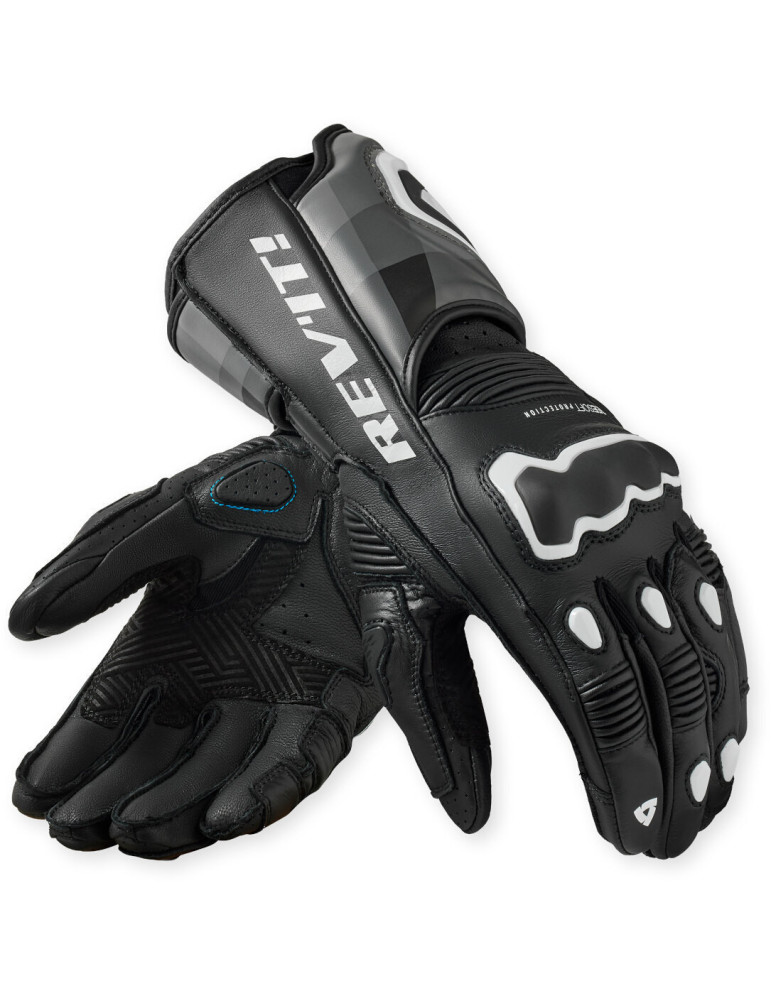 Gants REV'IT Quantum 3 Noirs Blancs