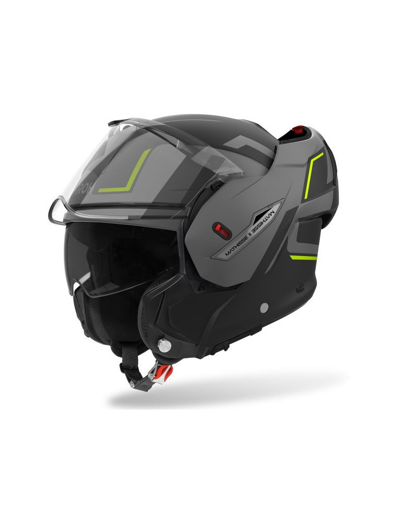 Airoh Mathisse 2 Genius Helm gelb matt grau