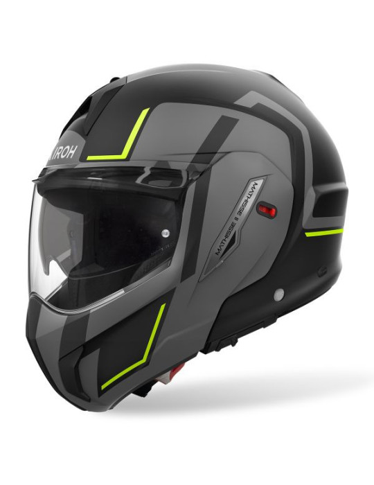 Airoh Mathisse 2 Genius Helm gelb matt grau