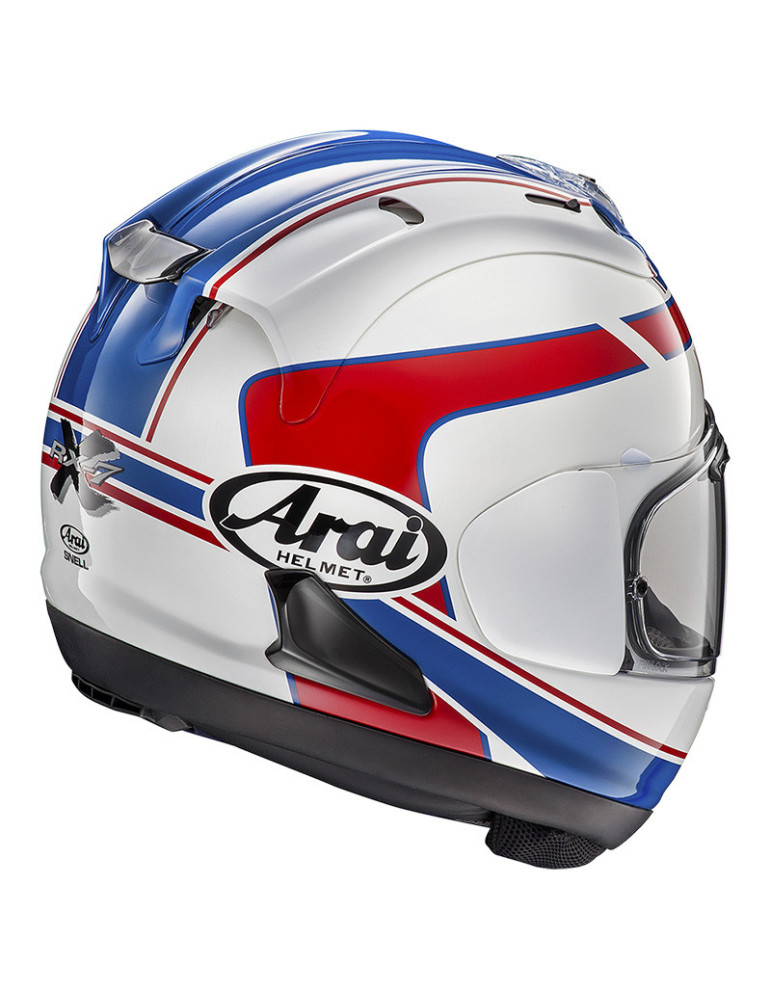 Casco Arai RX-7V EVO Schwantz Bianco Rosso Blu