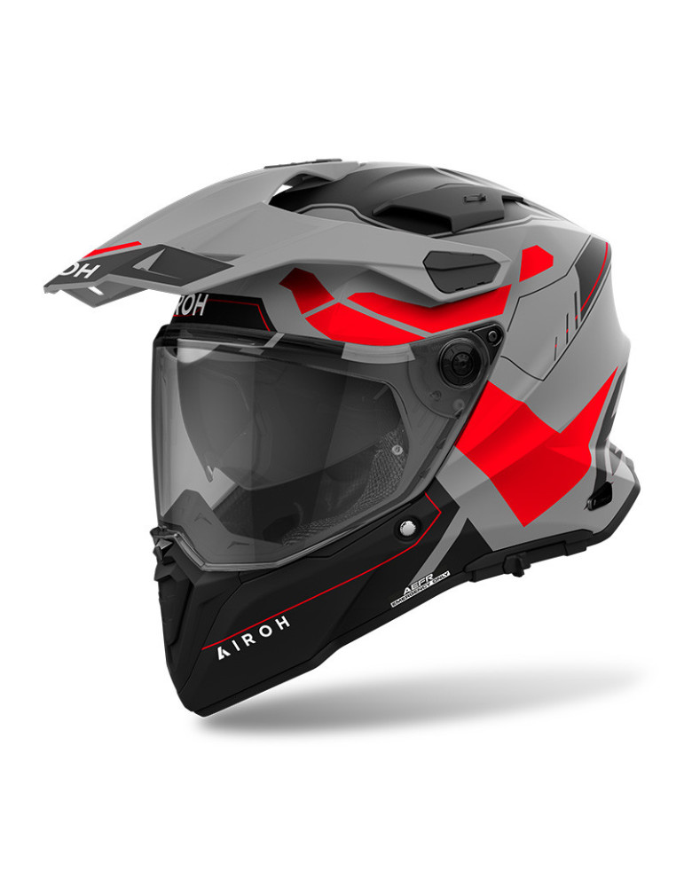 Airoh Commander 2 Reveal Red Fluo Matt helmet