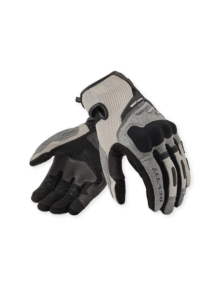 REV'IT! Cavern Handschuhe in hellgrau schwarz
