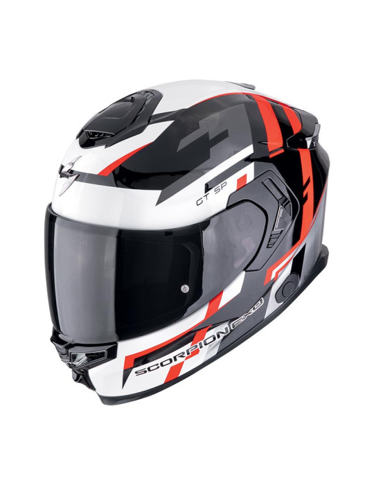 Casco Scorpion EXO-GT SP Air Tornado negro blanco rojo