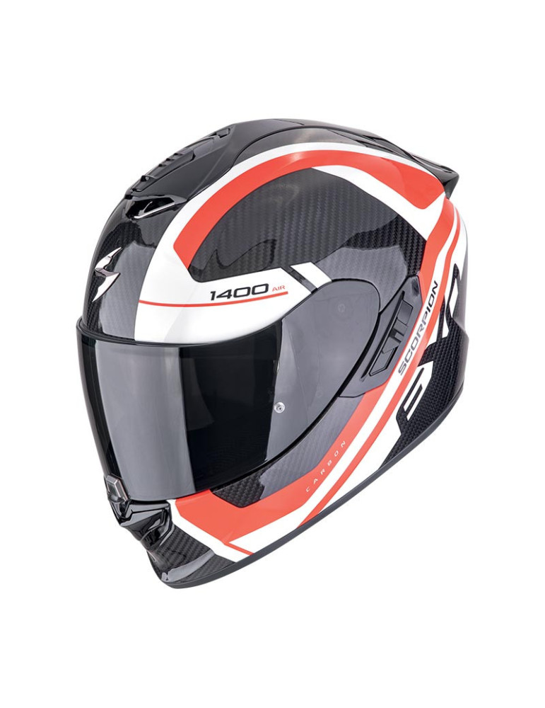 Helmet Scorpion EXO-1400 EVO II Carbon Enko black white red