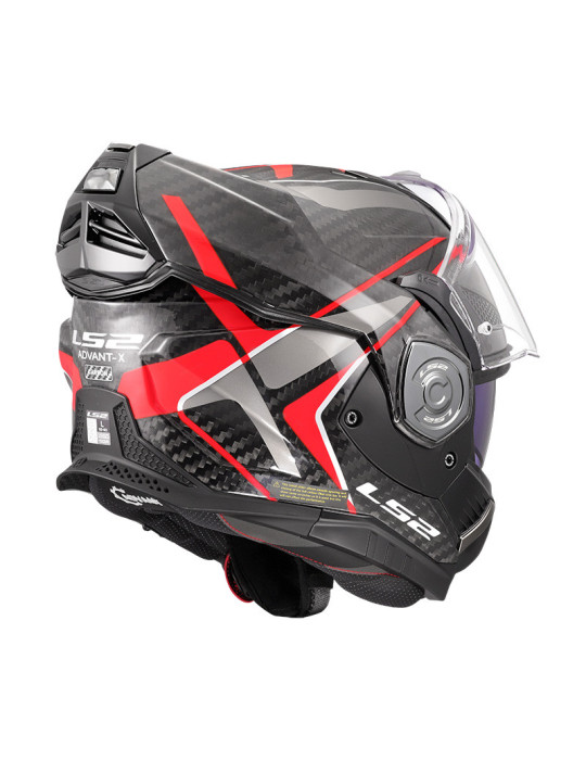 LS2 FF901 Advant X Carbon Future II Gloss Red helmet