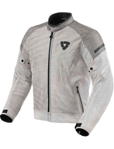 Jacke REV'IT! Torque 2 H2O Silber Grau