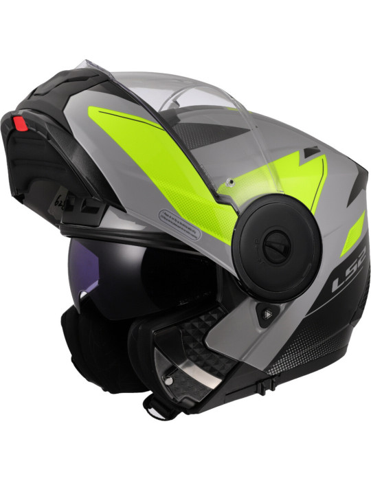 Casque LS2 FF902 Scope 2 Duria Grey HV Yellow