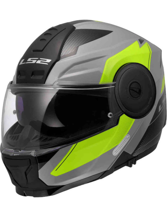Casco LS2 FF902 Scope 2 Duria Grey HV Yellow