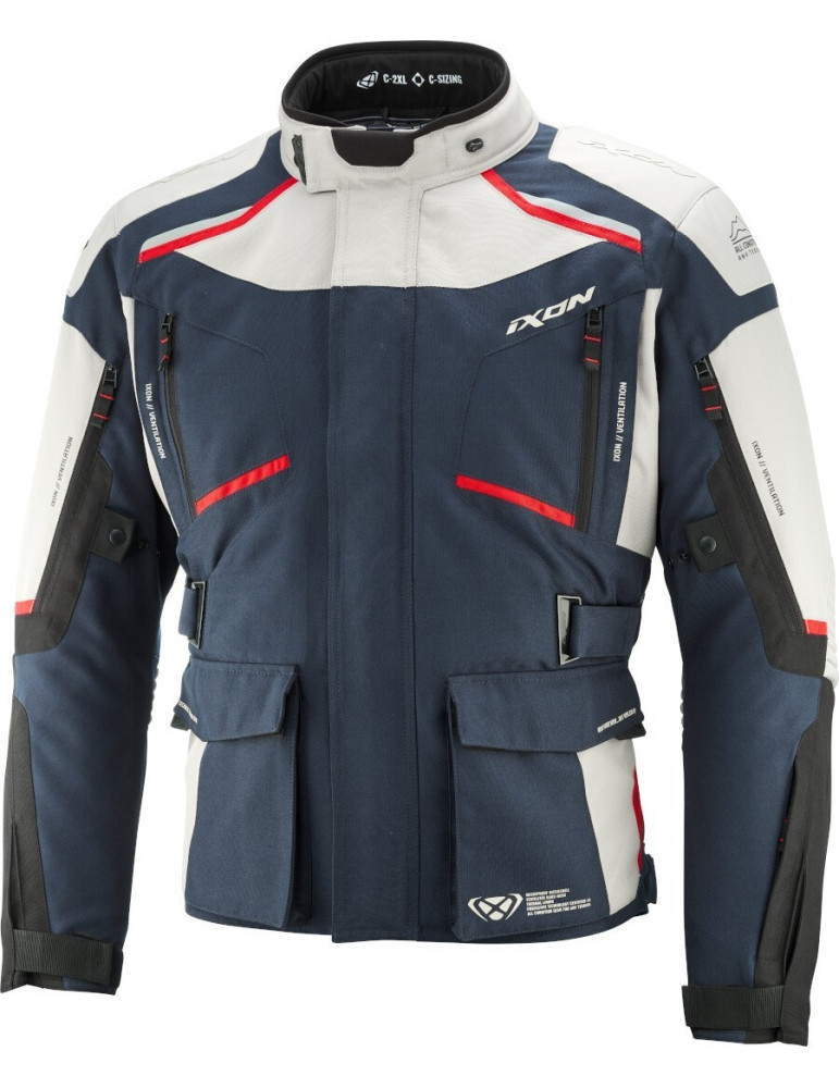 Veste de protection Ixon Midgard gris marine noir