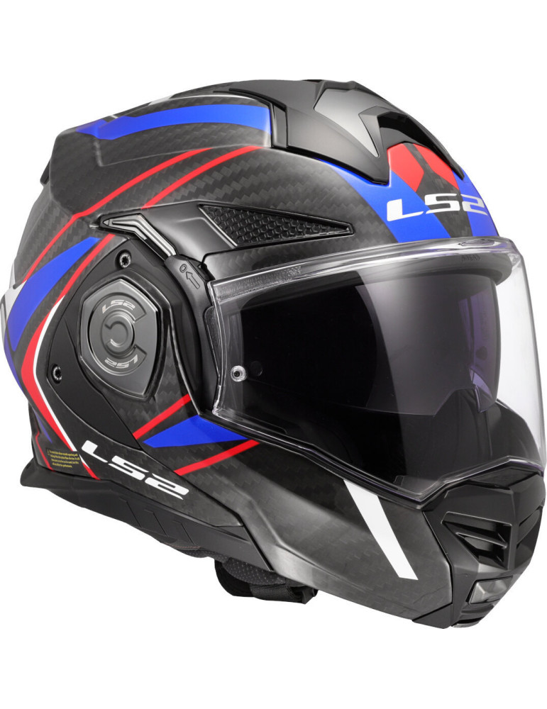 Casco LS2 FF901 Advant X Carbon Future II White Blue