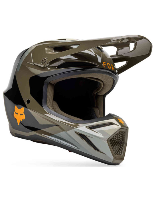 Casque Fox V3 Fade Brown Black