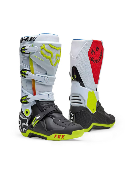 Botas Fox Motion Hello Future Rojo Negro Blanco